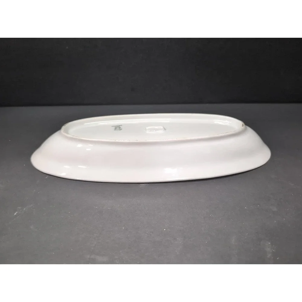Epiag Elyrian Oval Celery Dish, Czechoslovakian Serving Platter, Vintage Plate‎